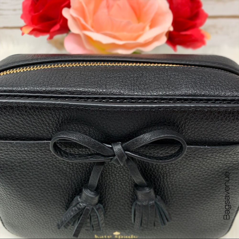 Kate spade Hayes street leather black crossbody - Picture 2 of 5